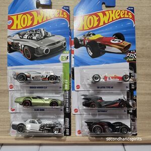 HOT WHEELS Mainline 6 Piece Hot Rods And Batman